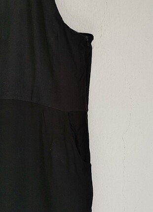 l Beden siyah Renk Vintage elbise