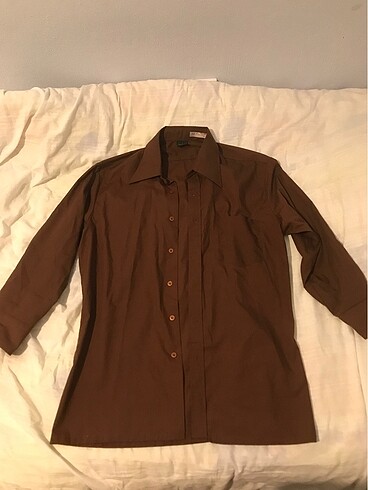 kahverengi vintage gömlek