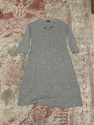 Gri kışlık elbise tunik