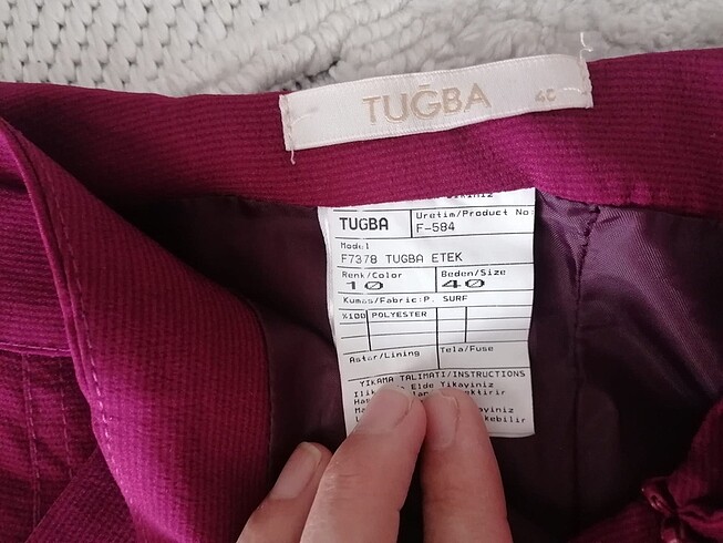 Önden bağlamalı etek - Görsel 5