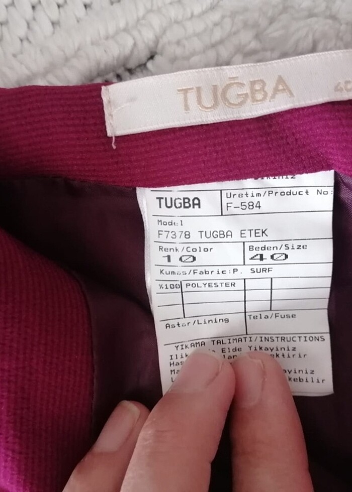 Önden bağlamalı etek - Görsel 5