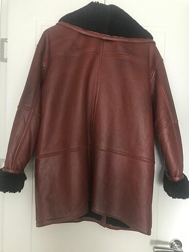 Diğer Deri vintage mont