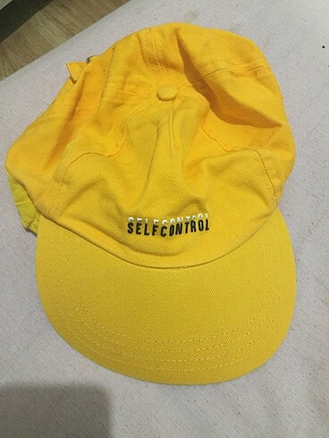 Sarı selfcontrol şapka
