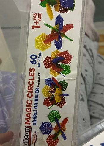 Pilisan Magic Circles 60 Parça Renkli Eğitim Oyuncağı - Görsel 4