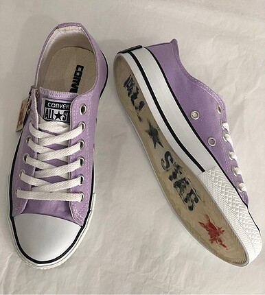 Converse all star chucktaylor yeni sezon lila