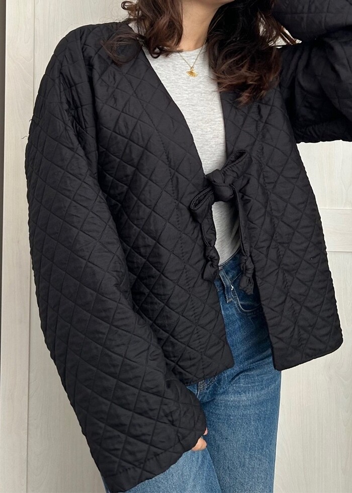 Kapitone kimono - Görsel 2