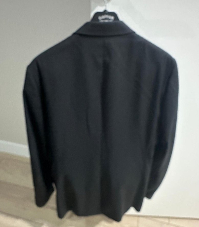 Sarar Düğmeli Siyah Erkek takım elbise - Görsel 2