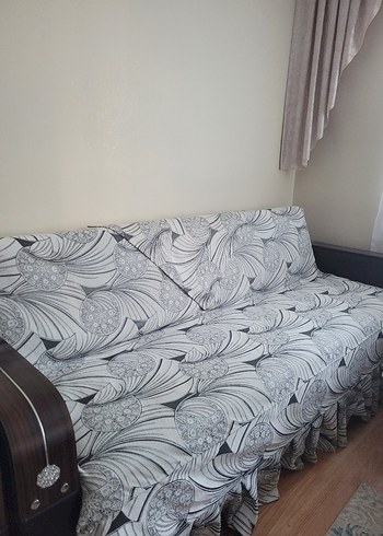 Beden gri Renk Gri Desenli Modern Koltuk Örtüsü