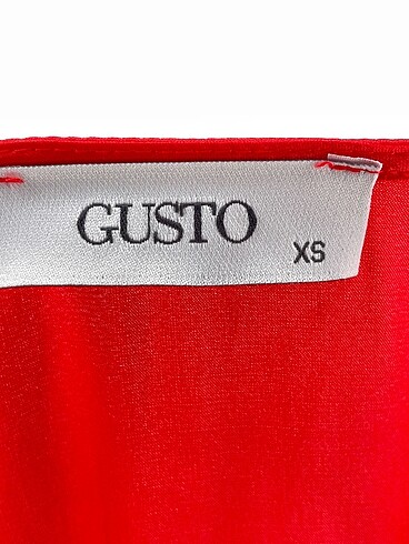 xs Beden kırmızı Renk Gusto Bluz %70 İndirimli.