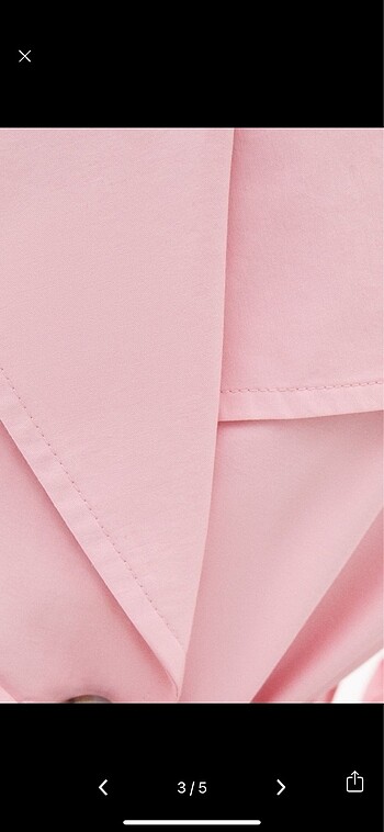 Bershka Pembe trenckot