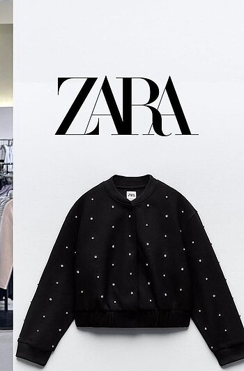 Zara taşlı ceket