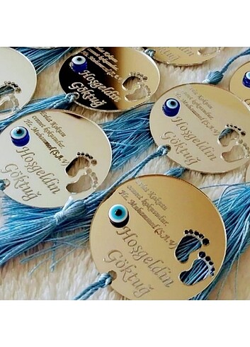 6 cm Hoş Geldin Bebek Pileksi Magnet (mıknatıslı) 