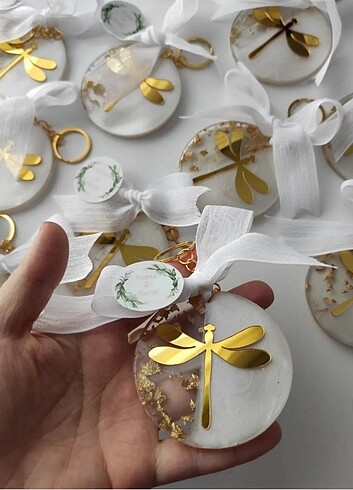 GOLD PİLEKSİ FİGÜRLÜ EPOKSİ MAGNET