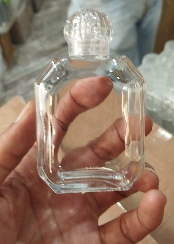 Kral Tacı Kapaklı Dikdörtgen Kolonya Şişesi 6'lı paket)