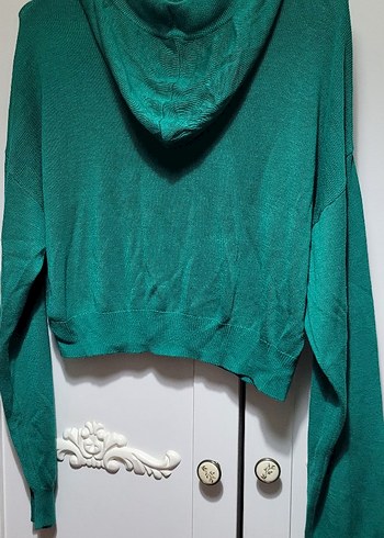 H&m kapüşonlu İnce triko kazak - Görsel 5