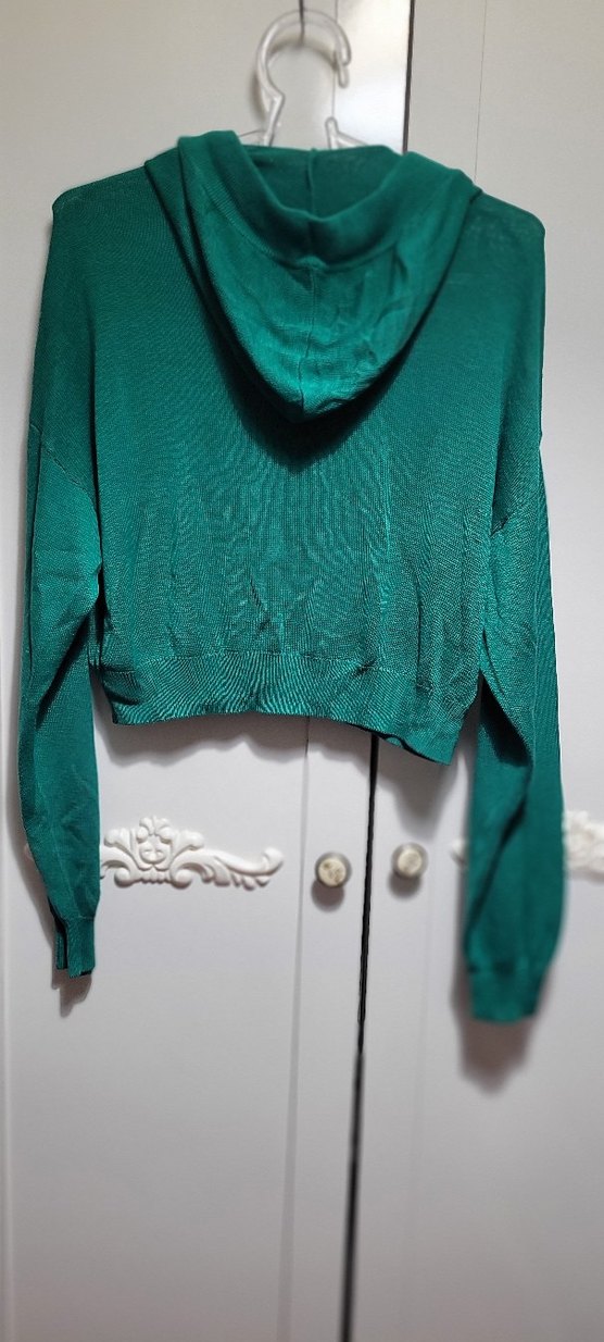 H&m kapüşonlu İnce triko kazak - Görsel 4