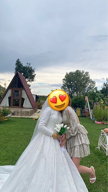 şık taşlı abiye