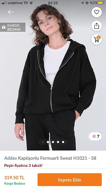 Fermuarlı Sweatshirt