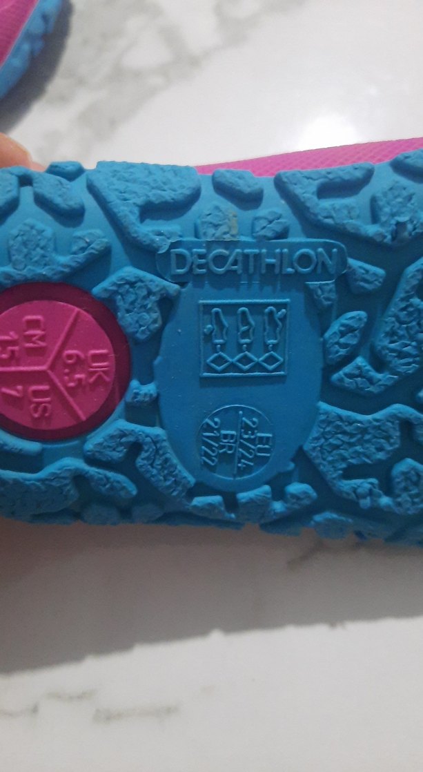 Kız Çocuk Pembe Kauçuk deniz ayakkabısı - Görsel 4