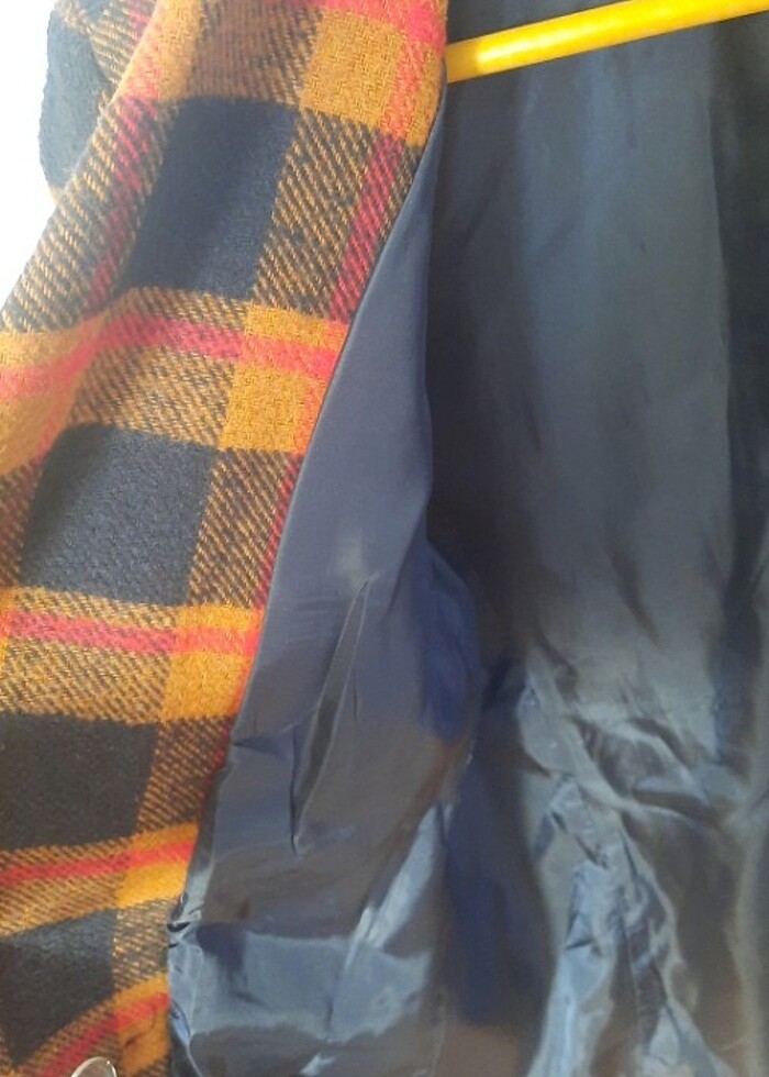 Ekoseli ceket - Görsel 3