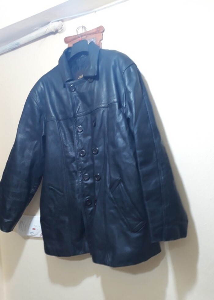 #erkek deri #kaban - Görsel 2