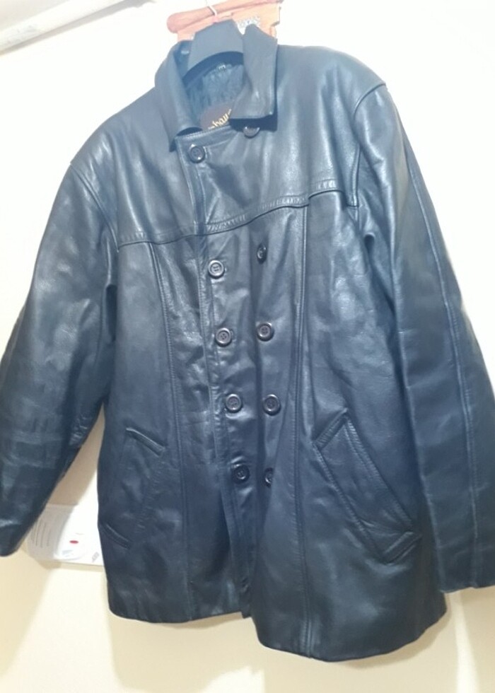 #erkek deri #kaban - Görsel 3