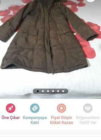 LC Waikiki Lc waikiki içi polar kalın uzun mont