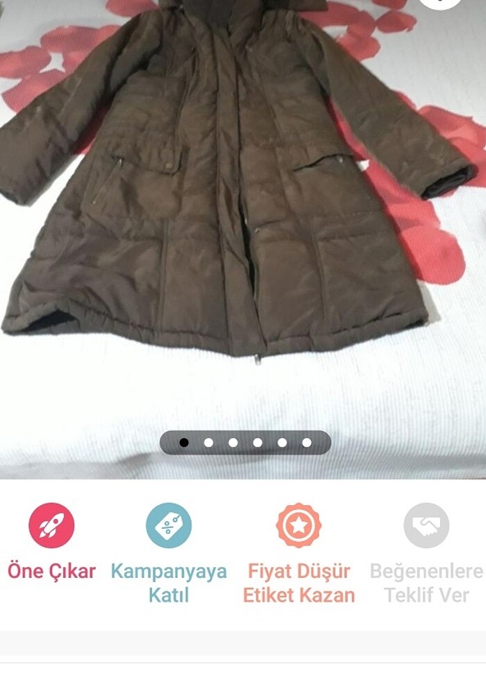 Lc waikiki içi polar kalın uzun mont - Görsel 2