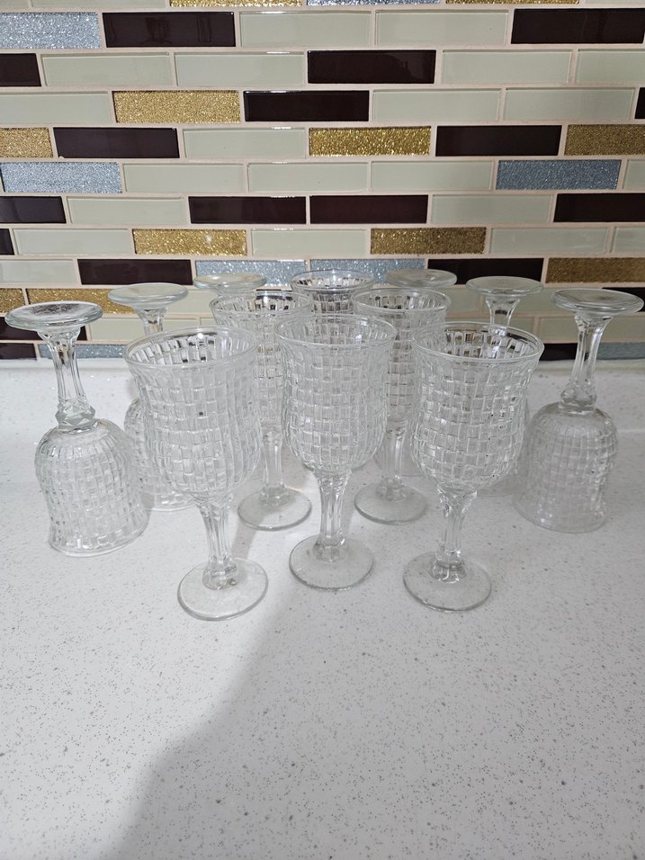 Beyaz Klasik Desenli Kadeh Seti - Görsel 2