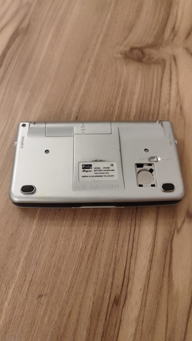 Poly Lingua ET-8100 Çift Sesli Sözlük - Görsel 3