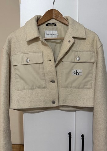 Calvin Klein Bej Calvin Klein Kisa Ceket