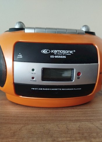 sorunsuz Kamasonic KS-MS9226 Turuncu Müzik Sistemi