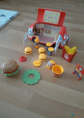 Renkli Hamburger Seti ve Oyun Aracı - Görsel 2