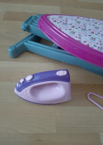 Pembe Pastel Oyuncak Ütü Seti - Görsel 3