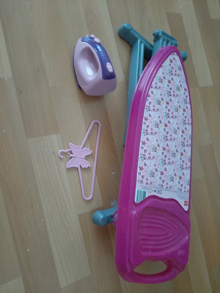 Pembe Pastel Oyuncak Ütü Seti - Görsel 2