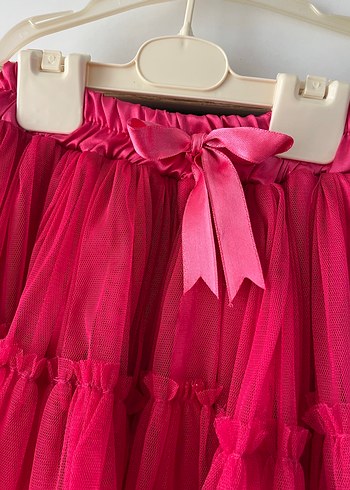 Pembe Kız Çocuk Fırfırlı tütü Etek - Görsel 2