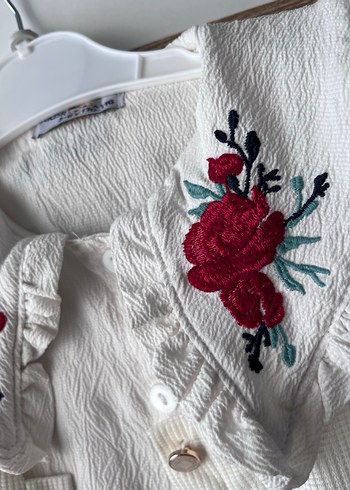 Nakışlı, Uzun Kollu kız çocuk 3 lü takım - Görsel 2