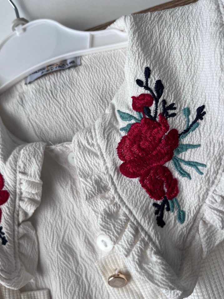 Nakışlı, Uzun Kollu kız çocuk 3 lü takım - Görsel 2