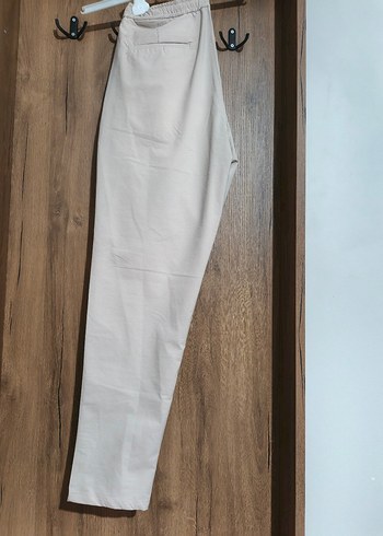 Diğer Bej Kemerli erkek Kumaş Pantolon