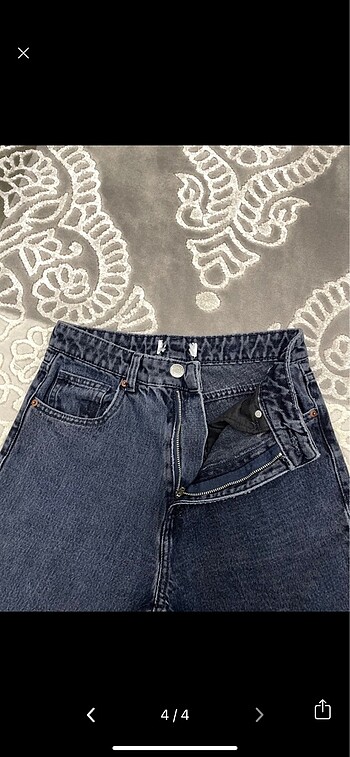 34 Beden siyah Renk Zara Jean