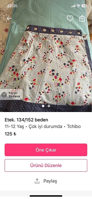 Çıtçıtlı etek