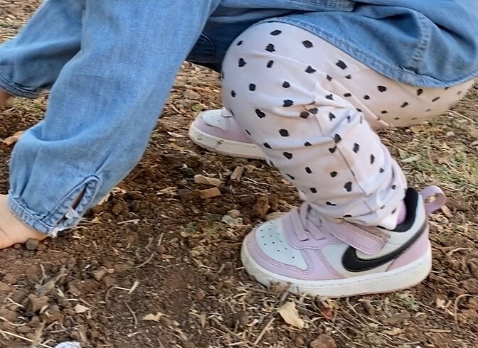 21 Beden pembe Renk Nike kız bebek ayakkabı