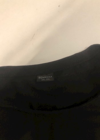 diğer Beden Siyah Leopar Baskılı Battal Beden T-shirt
