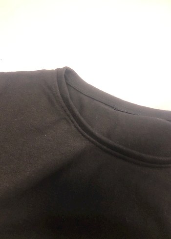 diğer Beden siyah Renk Siyah Leopar Baskılı Battal Beden T-shirt