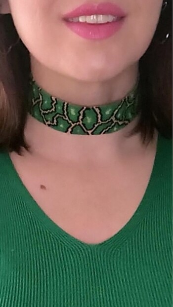  Beden yeşil Renk Miyuki choker kolye