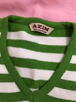 American Vintage Yeşil çizgili kazak