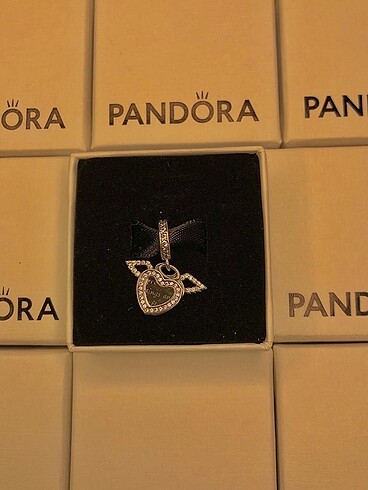 Pandora Kalp ve Melek Kanatlı Sallantılı Charm