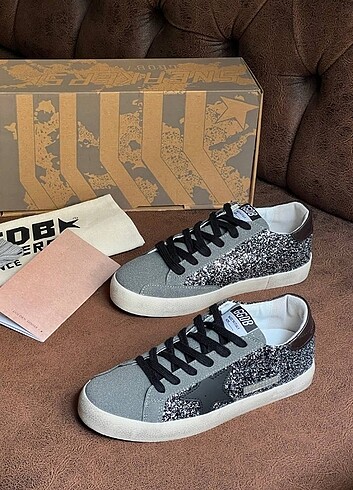 38 Beden gri Renk GOLDEN GOOSE SPOR AYAKKABI