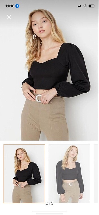 Crop bluz