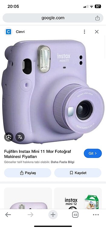 İnstax mini 11